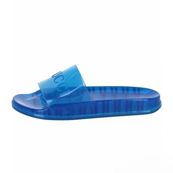Gucci Printed Clear Sandals